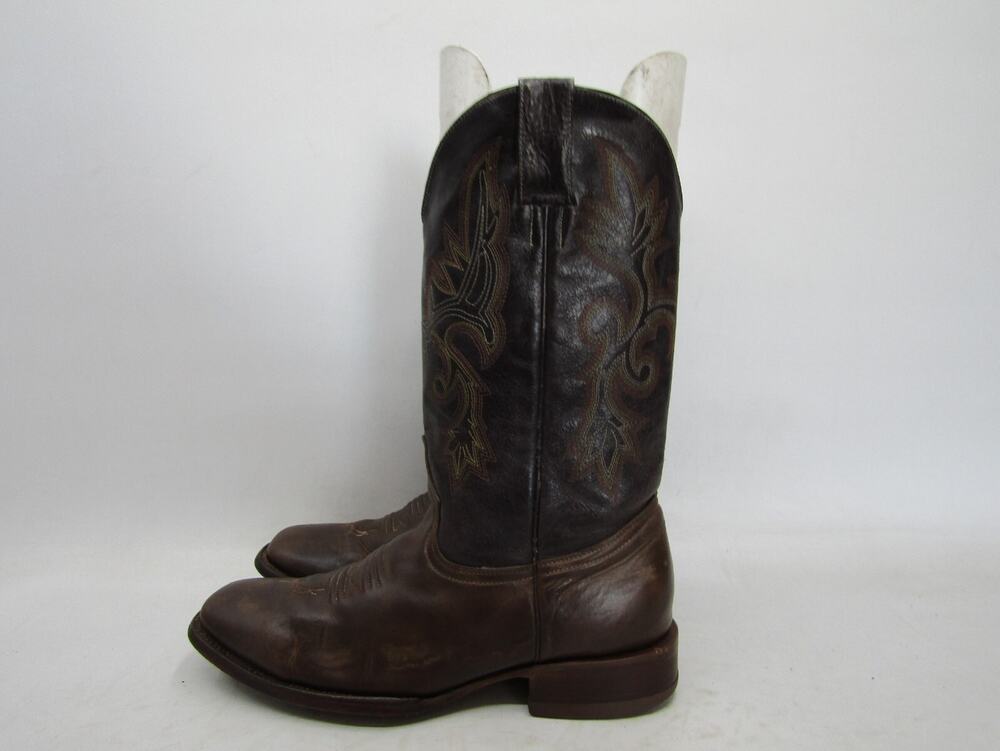Cabela's Mens Size 10 D Brown Leather Cowboy Western Work Boots